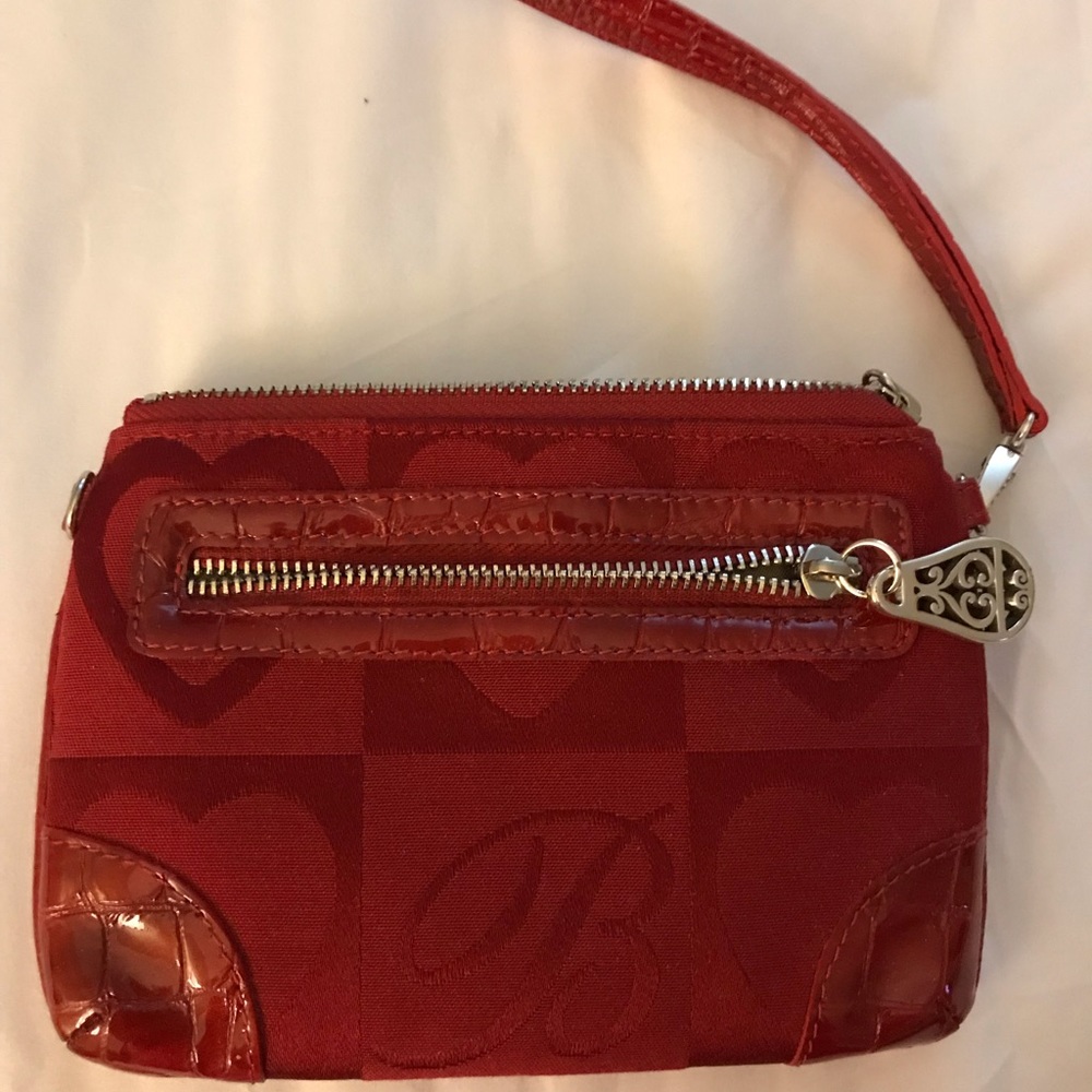 Red Brighton wristlet